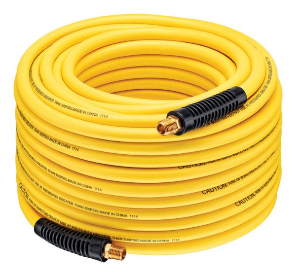 Bostitch 100 ft. L Hybrid Polymer Air Hose 300 psi Yellow