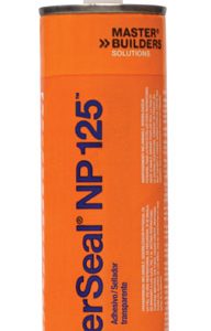 BASF MasterSeal NP 125 Clear Thermoplastic Rubber Adhesive 10.1 oz