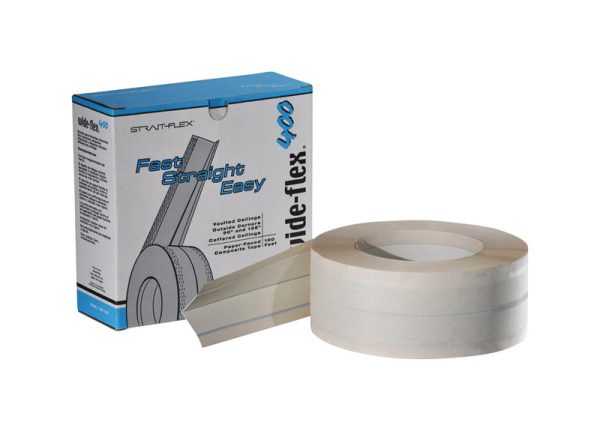 Strait-Flex Wide-Flex 100 ft. L X 4 in. W Composite White Corner Tape