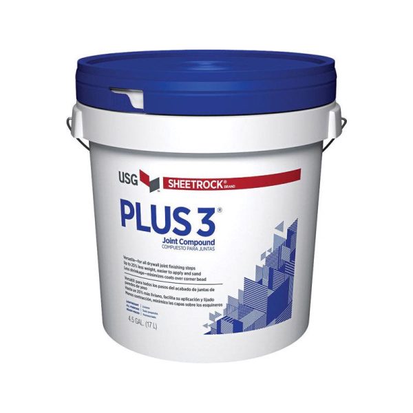 USG Sheetrock Plus 3 White All Purpose Lightweight Joint Compound 4.5 gal
