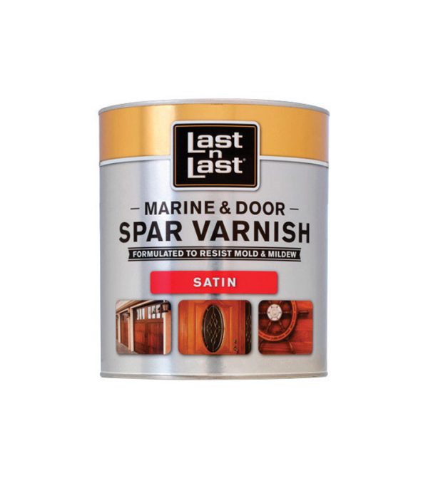 Last N Last Satin Clear Marine & Door Spar Varnish 1 qt