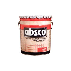 Absco Satin Clear Polyurethane Wood Floor Finish 5 gal