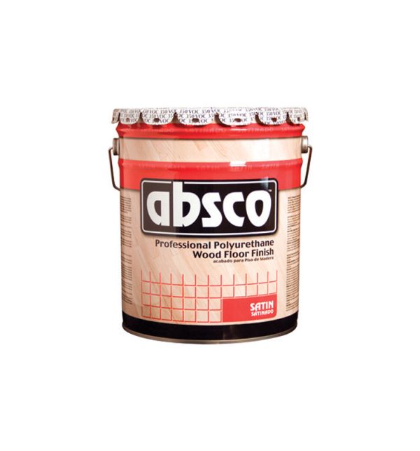 Absco Satin Clear Polyurethane Wood Floor Finish 5 gal