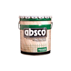 Absco Semi-Gloss Clear Polyurethane Wood Floor Finish 5 gal