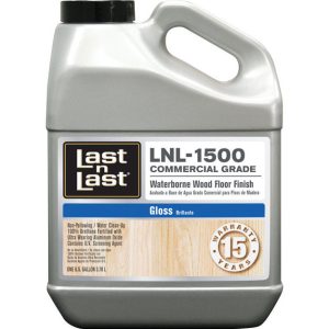 Last N Last Gloss Clear Waterborne Wood Finish 1 gal