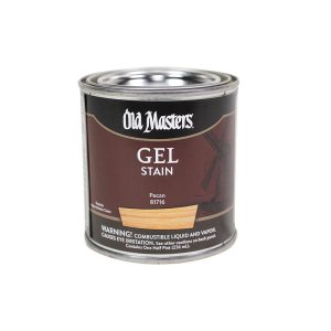 Old Masters Semi-Transparent Pecan Oil-Based Alkyd Gel Stain 0.5 pt