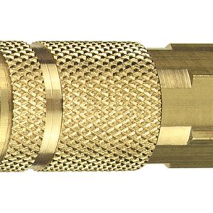 Tru-Flate Brass Aro Style Coupler 1/4 in. Female 1 pc