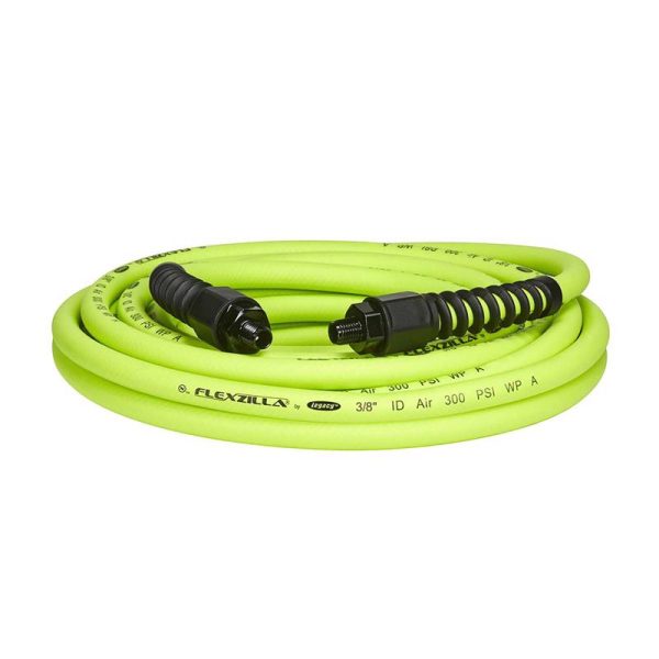 Flexzilla Pro 25 ft. L X 3/8 in. D Hybrid Polymer Air Hose 300 psi Zilla Green