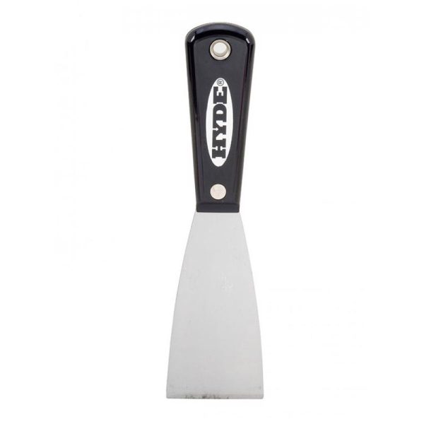 Hyde Black & Silver 2 in. W X 7-1/4 in. L High-Carbon Steel Stiff Putty Knife