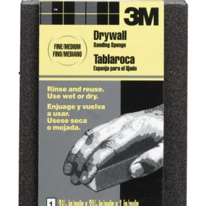 3M 3-3/4 in. L X 2-5/8 in. W X 1 in. Fine/Medium Small Area Sanding Sponge