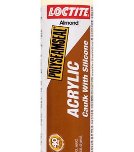 Loctite Polyseamseal Almond Acrylic/Silicone Multipurpose Caulk Sealant 10 oz