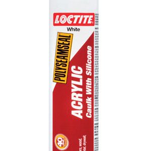 Loctite Polyseamseal White Acrylic/Silicone Multipurpose Caulk Sealant 10 oz