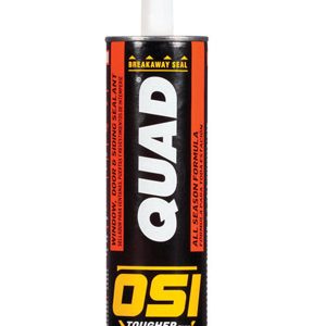 OSI Quad Arctic White Elastomeric Polymers/Synthetic Resins Door, Siding and Window Sealant 10 oz