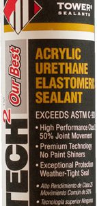 Tower Sealants Tower Tech 2 Limestone Acrylic Urethane Window and Door Sealant 10.1 oz
