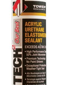 Tower Sealants Tower Tech 2 Tan Acrylic Urethane Sealant 10.1 oz