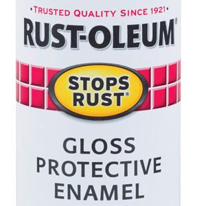 Rust-Oleum Stops Rust Gloss Pewter Gray Protective Enamal Spray Paint 12 oz