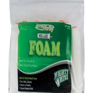 Arroworthy Pro-Line Foam 4 in. W X 3/8 in. Mini Paint Roller Cover 10 pk