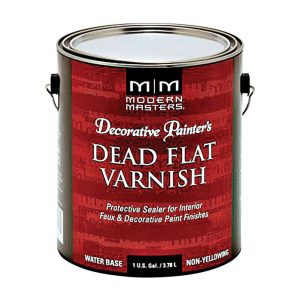 Modern Masters Semi-Gloss Clear Water-Based Dead Flat Varnish 1 gal