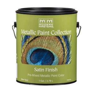 Modern Masters Shimmer Satin Pharaoh's Gold Water-Based Metallic Paint 1 gal