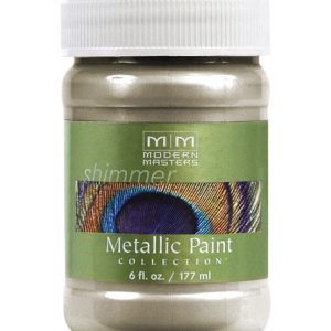 Modern Masters Shimmer Satin Champagne Water-Based Metallic Paint 6 oz