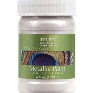 Modern Masters Shimmer Satin Oyster Water-Based Metallic Paint 6 oz