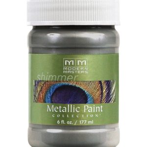Modern Masters Shimmer Satin Pewter Water-Based Metallic Paint 6 oz