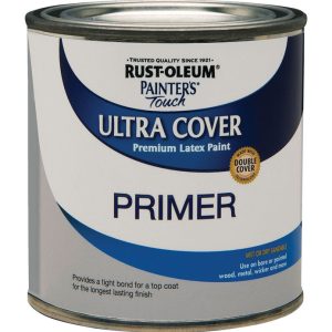 Rust-Oleum Painter's Touch Gray Flat Water-Based Latex Ultra Cover Primer 0.5 pt