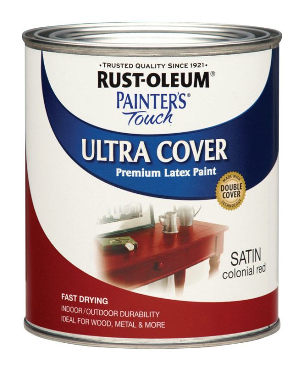 Rust-Oleum Painters Touch Ultra Cover Colonial Red Ultra Cover Paint 1 qt