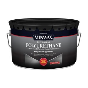 Minwax Gloss Clear Oil-Based Fast-Drying Polyurethane 2.5 gal