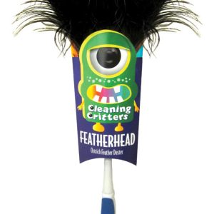 Ettore Cleaning Critters - Featherhead Ostrich Feather Duster 3-1/2 in. W X 5 in. L 1 each