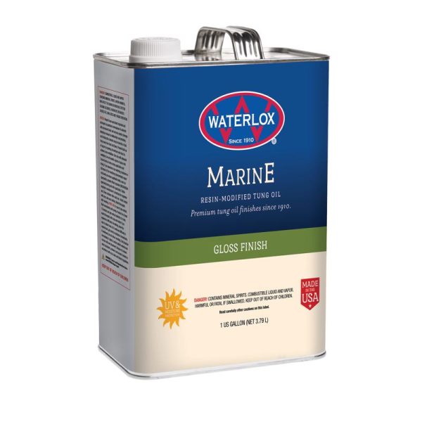 Waterlox High-Gloss Clear Oil-Based Wood Finish 1 gal