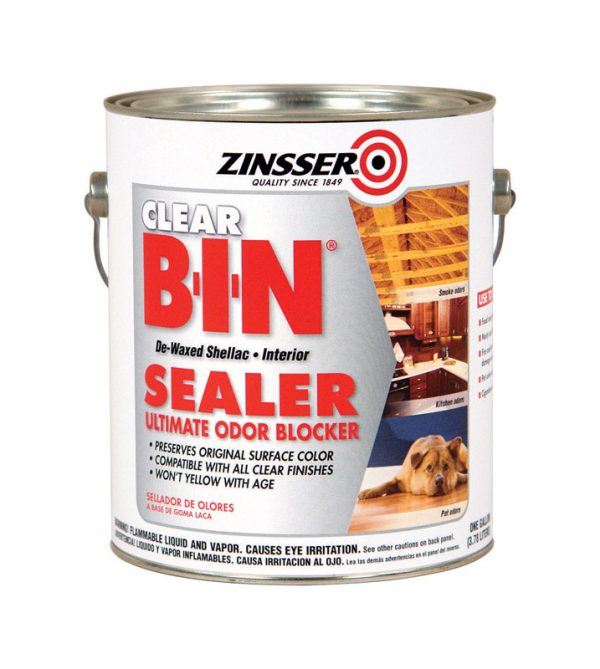 Zinsser B-I-N Clear Shellac-Based Odor Blocking Sealer 1 gal