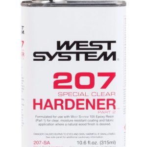West System 207 Hardener Extra Strength Epoxy Special Clear Curing Agent 10.6 oz