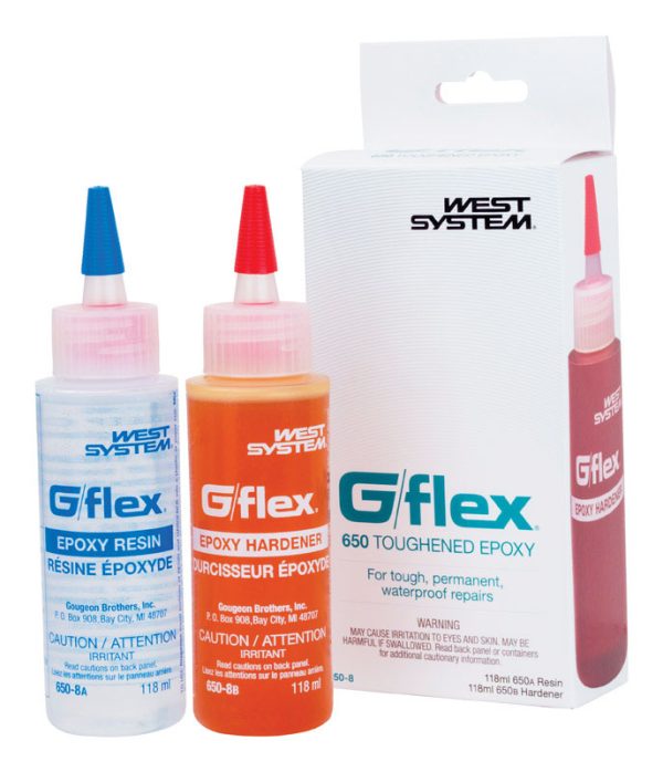 West System G/flex Extra Strength Epoxy Toughened Epoxy Kit 2 pk