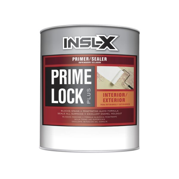 Insl-X Prime Lock Plus White Flat Alkyd Resin Primer and Sealer 1 qt
