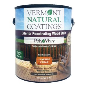 Vermont Natural Coatings PolyWhey Semi-Transparent Matte Lakeside Cedar Water-Based Penetrating Wate