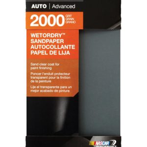3M 9 in. L X 3-2/3 in. W 2000 Grit Silicon Carbide Sandpaper 5 pk