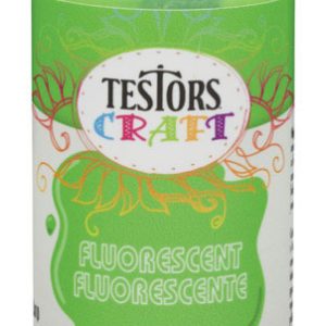 Rust-Oleum Testors Craft Fluorescent Green Water-Based Paint Interior 2 oz