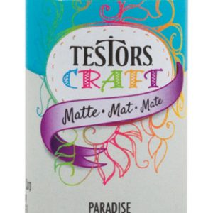 Testors Matte Paradise Water-Based Craft Paint Interior 2 oz