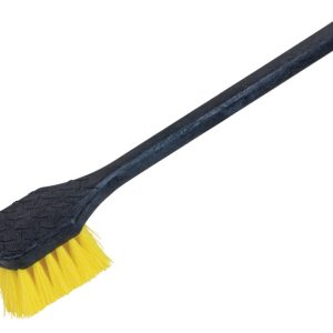 Quickie 4.5 in. W Medium Bristle 20 in. Plastic Handle Gong Brush
