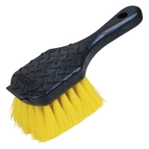 Quickie 4.5 in. W Medium Bristle 8.5 in. Plastic Handle Gong Brush