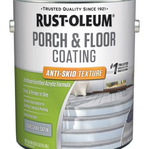 Rust-Oleum Porch & Floor Anti-Skid Texture Dove Gray Porch and Floor Paint+Primer 1 gal