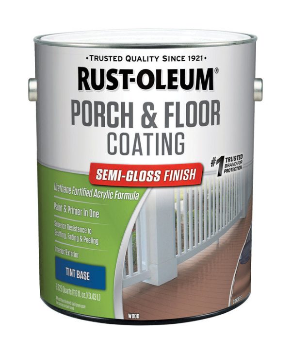 Rust-Oleum Porch & Floor Semi-Gloss Tint Base Porch and Floor Paint+Primer 1 gal
