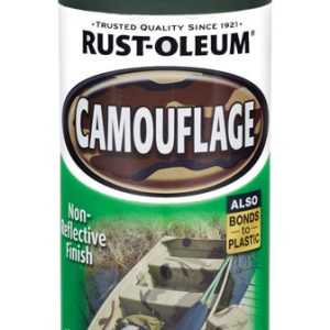 Rust-Oleum Specialty Flat Deep Forest Green Camouflage Spray Paint 12 oz