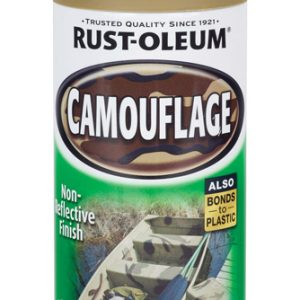 Rust-Oleum Specialty Flat Khaki Camouflage Spray Paint 12 oz