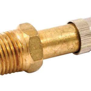 Forney Brass/Steel Tank Valve 1/8 in. Male 2 pc