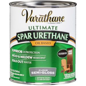 Varathane Transparent Semi-Gloss Clear Oil-Based Polyurethane Spar Urethane Spray 1 qt