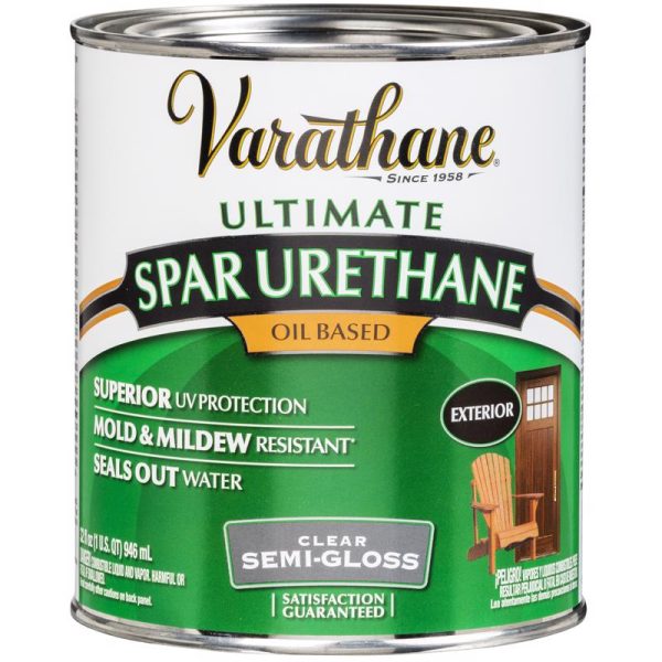 Varathane Transparent Semi-Gloss Clear Oil-Based Polyurethane Spar Urethane Spray 1 qt