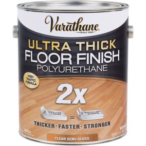 Varathane Semi-Gloss Clear Water-Based Floor Paint 1 gal