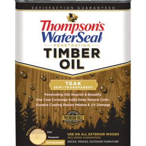 Thompson's WaterSeal Penetrating Timber Oil Semi-Transparent Teak Penetrating Timber Oil 1 gal